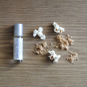 Salted Caramel Perfume Oil, Roll On Perfume Carnival Kettle Corn Popcorn Fragrance