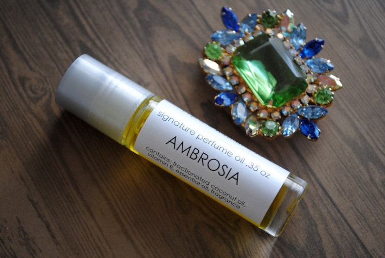 Ambrosia Perfume Oil, Roll On Perfume, Fruity, Sweet, Fragrance, Vegan, Signature Fragrance image 2