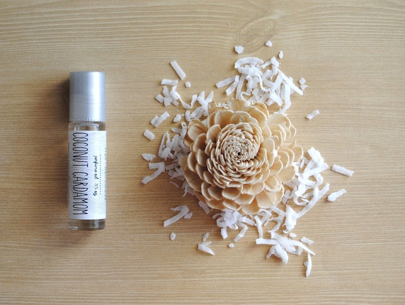 Coconut Cardamom Perfume Oil image 1