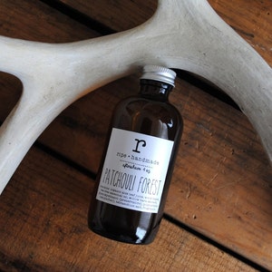 Patchouli Forest After Shave for Men, 4 Ounce Bottle, Scented Tonic, Soothing Aftershave