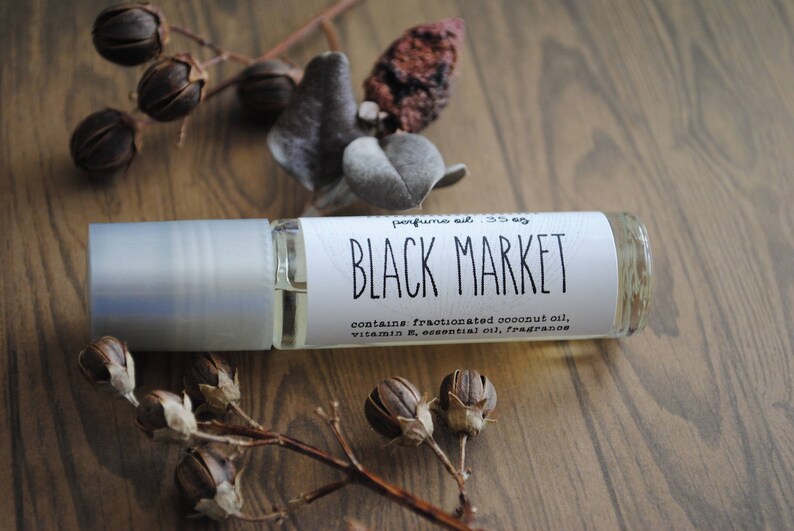 Black Market Perfume Oil, Roll On Perfume image 3