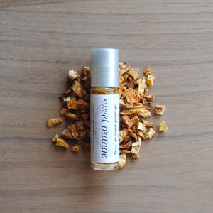 Sweet Orange All Natural Perfume Oil with Botanicals, Sweet Orange and Orange Peel image 2