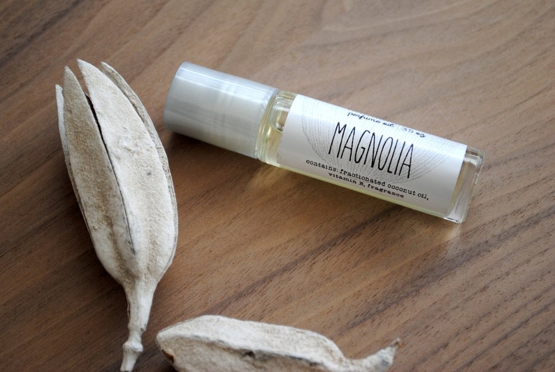Magnolia Perfume Oil, Floral, Feminine, Sweet, Ylang Ylang image 3