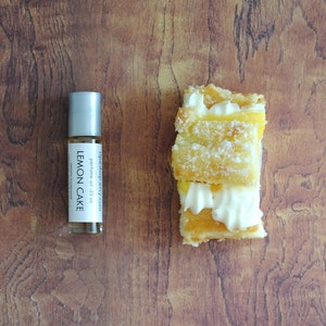 Lemon Cake Perfume Oil, Roll On Perfume Bakery Cookie Scent