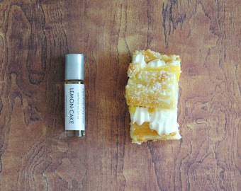 Lemon Cake Perfume Oil, Roll On Perfume Bakery Cookie Scent