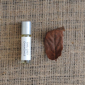 Earl Grey Chamomile Perfume Oil, Roll On Perfume Bergamot Orange Tea Fragrance