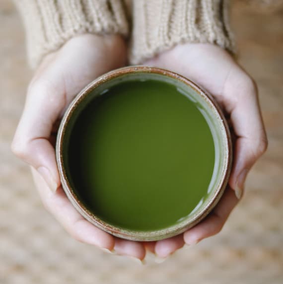 Matcha Green Tea Lip Balm: Beeswax Slider Tin