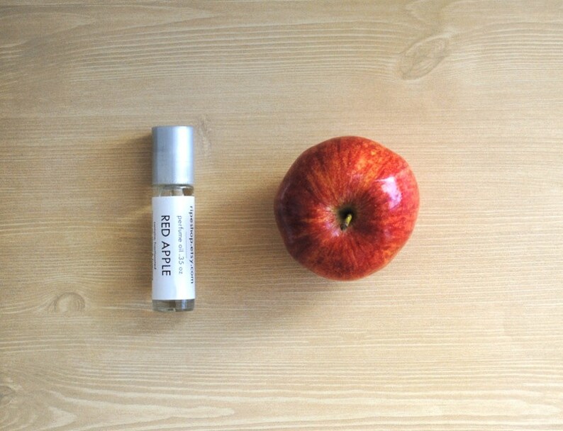 Red Apple Perfume Oil, Roll On Perfume Crisp Sweet Fragrance, Under 25 image 2