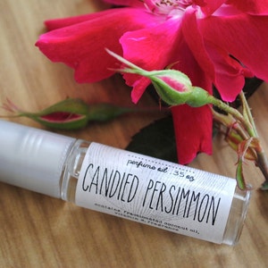 Candied Persimmon Perfume Oil, Sweet Fragrance, Candy Smell image 2