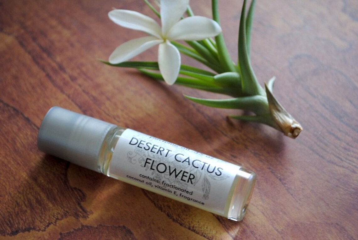 Desert Cactus Flower Perfume Oil Roll on Perfume Sweet Etsy