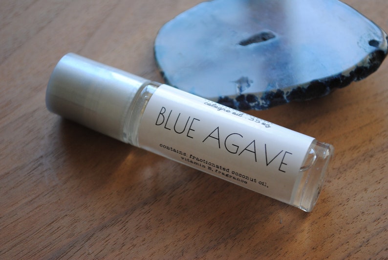 Blue Agave Cologne Oil, Roll On Perfume Cologne for Men, Fresh Soap Scent immagine 2