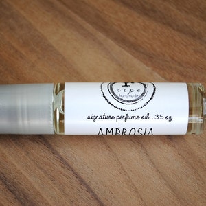 Ambrosia Perfume Oil, Roll On Perfume, Fruity, Sweet, Fragrance, Vegan, Signature Fragrance image 3