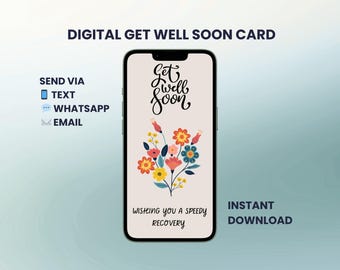 Beterschap-kaart: mobiele e-card, direct digitaal downloaden