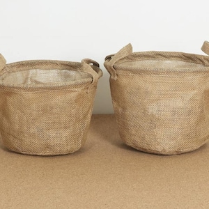 SALE, Jute basket, miscellaneous box storage bag