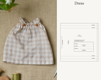 Stuffed Animal Dress Sewing Pattern (PDF) – Hand Sewing Project | Free Instructional Videos