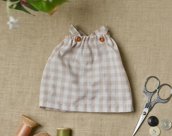 Stuffed Animal Dress Sewing Kit – Doll Dress DIY – Cotton Toy Clothing Project | Free Instructional Videos | Pattern Sold Separately