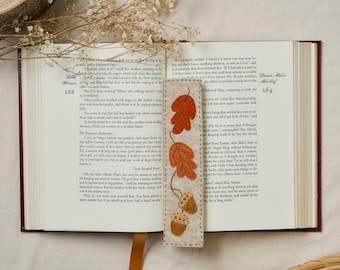 Felt Bookmark Sewing Kit – Hand Sewing Craft, Autumn Design | Free Instructional Videos | Pattern Sold Separately