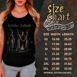 Witchy tank top inspired by the Witches’ Sabbath, perfect for pagans and Wiccans. A gothic, dark feminine design ideal as an occult or witchcraft gift, printed on a soft Comfort Colors top.