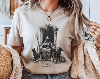 Hecate Goddess Shirt Witchy Gift | Witchcraft Apparel | Pagan Goddess T-Shirt | Wiccan Gothic Gift | Dark Feminine Witchy Top | Hekate Shirt