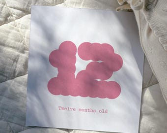 Monthly Firsts - Baby Milestone Cards