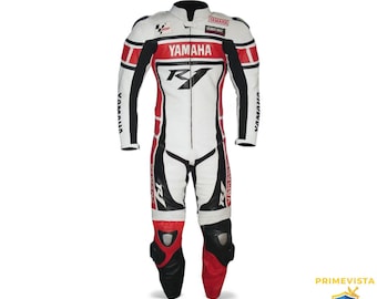 Yamaha R1 Leather Racing Suit – Custom MotoGP Style