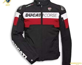 Jaqueta de couro para motociclista profissional – Estilo italiano de pilotagem esportiva