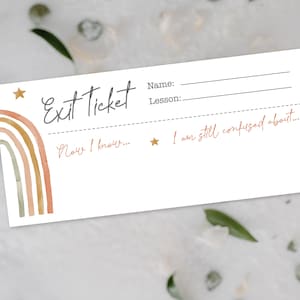 Boho Ausgangskarte, Lehrerressourcen, Aktivitäten im Klassenzimmer, Klassenzimmer-Planung, Boho-Klassenzimmerdekor, bedruckbar