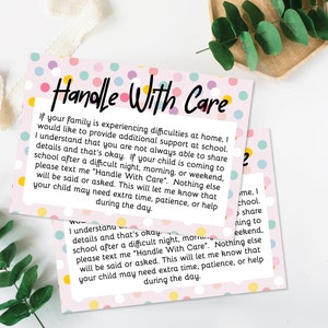 Handle With Care, Teacher Resource, Teacher Mail, Note From the Teacher ...