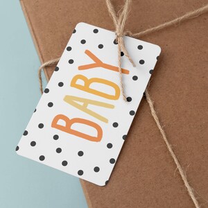 Baby douche gunst tags, baby douche kaart cadeau tag, baby douche gunst, bad bom cadeau tag, nieuwe baby, geel, neutraal, afdrukbaar, DIY