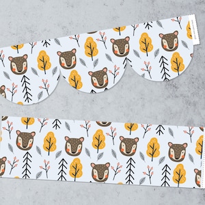 Little Bears Print Classroom Borders Printable, Easy Teacher Resources To Brighten Your Classroom Decor, Printable Download, Folk, Forest