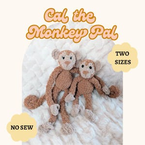 Cal the Monkey Pal - Crochet Pattern