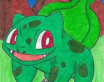 Bulbasaur Digital Print