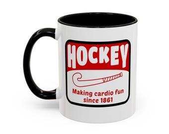 Hockey Making Cardio Fun Mug | Accent mug 11oz