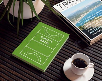 Hockey Coach's Notes  | Hardback Notebook