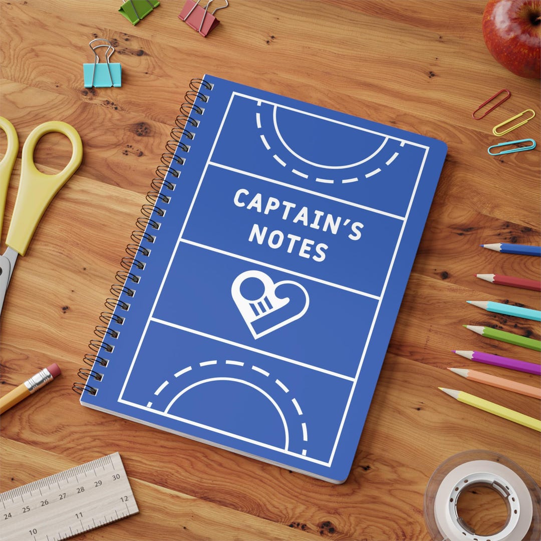 Hockey Captain's Notebook | Spiral-bound A5 - Etsy