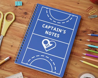 Hockey Captain's Notebook | Spiral-Bound A5