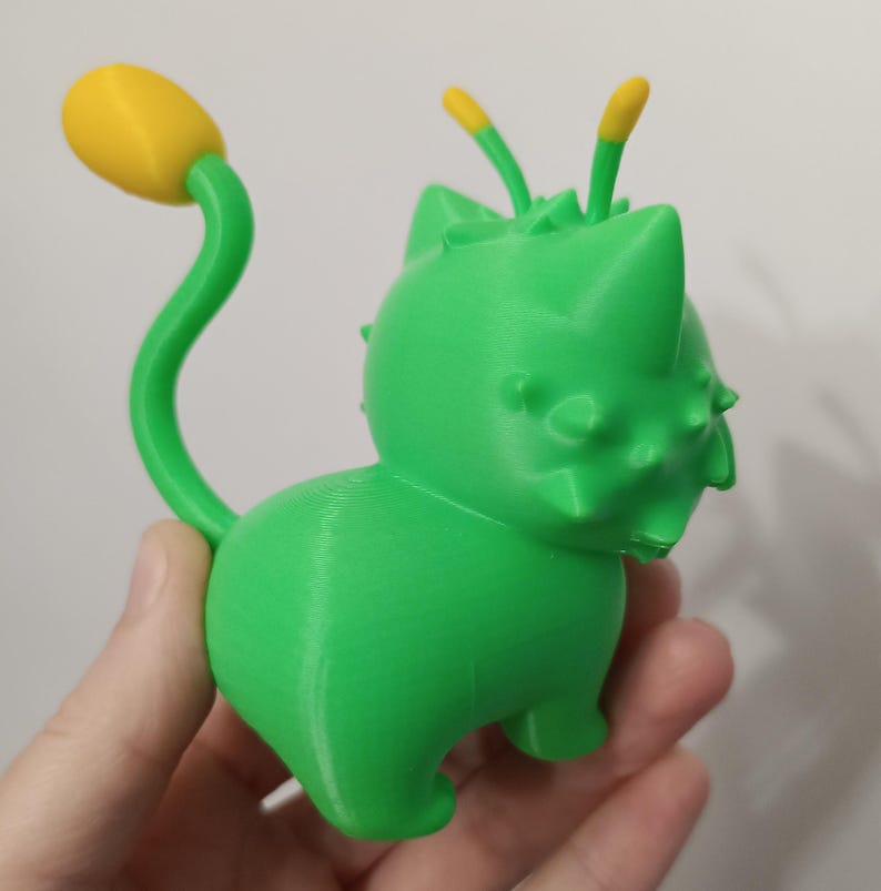 Gnarpy Regretevator Alien Cat Figure (roblox) Fan Art - Etsy