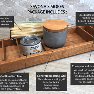 Personalized smores station, smores bar, family smores station, family gift, smores. Realtor gift image 6