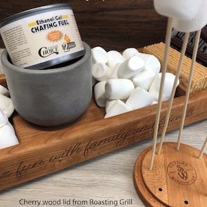 Personalized smores station, smores bar, family smores station, family gift, smores. Realtor gift image 8