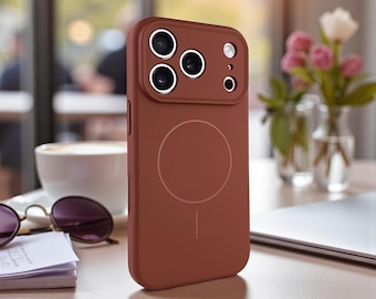 Soft Liquid Silicone Smooth Matte Finish Phone Case for Iphone 12,13,14,15,16,17 Series Wireless Charging Compatible Slim Protective Cover