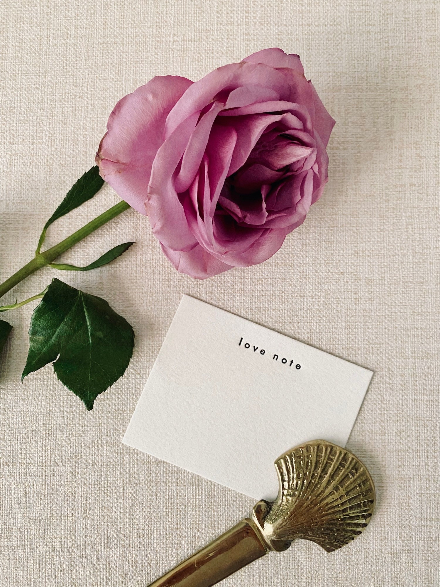 Mini Love Notes Letterpress Card Set | Romantic Stationery Gift for Her ...