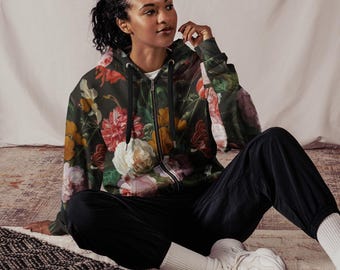 Dutch Golden Age baroque Unisex zip hoodie, bohemian, hoodies, gifts for her, gifts for men, aestetic gifts, aesthetic jacket