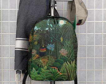 Henri Rosseau The Dream Minimalist Backpack, Everyday Backpack, Travel Bag, Laptop Backpack, Aesthetic Gift, Gifts, Waterproof Backpack