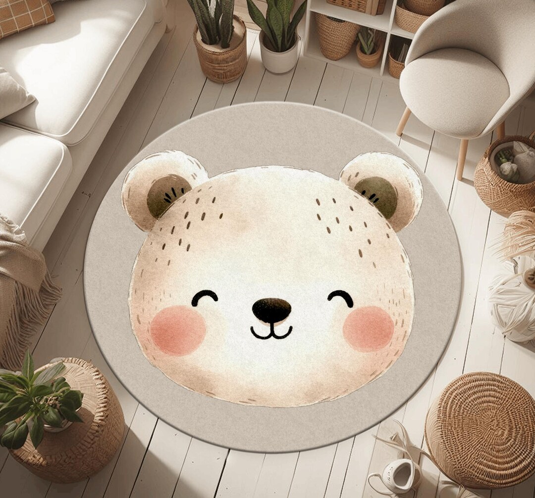Stray Kids Rug Nursery Bear Rug : Fun Stray Kids Round Rugs Large - Etsy