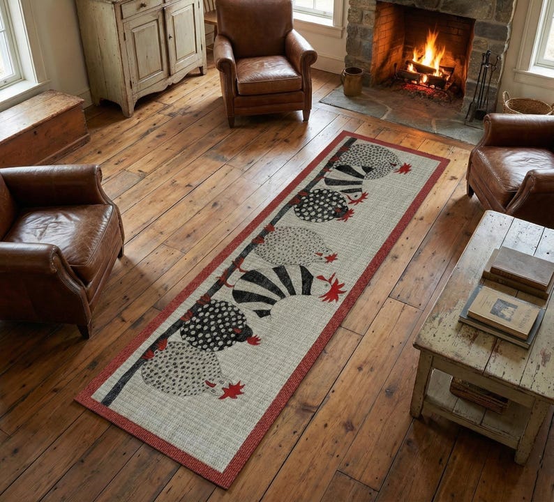 Chicken Throw Rugs Chicken Rug: Kitchen Washable Nonslip Accent Rug, Runner Carpet - Etsy