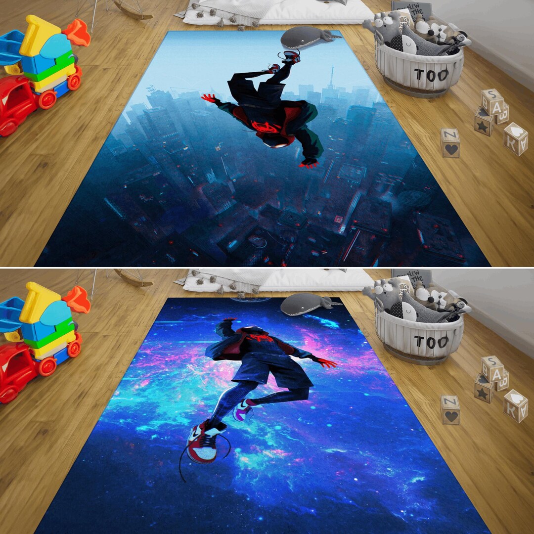 Spiderman Rug: Gift for Boy,comic Spiderman Rug,non-slip Kids Room Rug ...