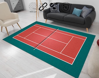Tennismatta: Sportdekor, halkfri baksida
