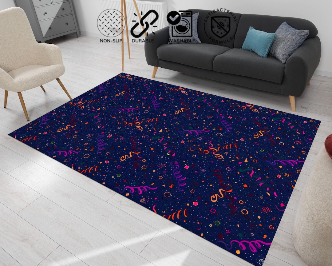 Retro Arcade Carpet: 80s/90s Gamer Rug, Bowling Alley Rug - Etsy