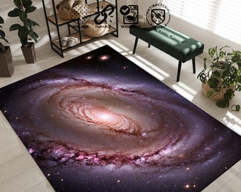Milky Way Rug, Nebula Rug, Galaxy Rug, Landscape Rugs, Front Door