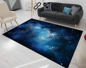 Dywanik z motywem galaktyki Drogi Mlecznej – Cosmic Celestial Decor